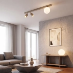 Lampa sufitowa BASTER 3 MOKKA OPAL 1814/3 EMIBIG - zdjęcie dodatkowe 1