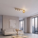 Lampa sufitowa BASTER 4 MOKKA AMBER 1815/4 EMIBIG - zdjęcie dodatkowe 1