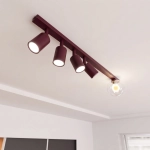 Lampa sufitowa BASTER 5 BURGUNDY TRANSPARENT 1817/5 EMIBIG - zdjęcie dodatkowe 1
