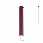 Lampa sufitowa TECNO 1L BURGUNDY 1818/1L EMIBIG - zdjęcie dodatkowe 6