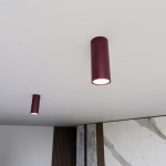Lampa sufitowa TECNO 1S BURGUNDY 1818/1S EMIBIG - zdjęcie dodatkowe 1