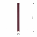 Lampa sufitowa TECNO 1XXL BURGUNDY 1818/1XXL EMIBIG - zdjęcie dodatkowe 6