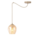 Lampa wisząca LEVEL 1 MOKKA AMBER 1820/1 EMIBIG - zdjęcie produktu