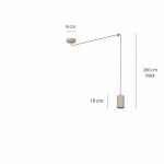 Lampa wisząca TRAKER 1 MOKKA 1821/1 EMIBIG - zdjęcie dodatkowe 3