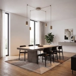 Lampa wisząca TRAKER 4 MOKKA 1821/4 EMIBIG - zdjęcie dodatkowe 1