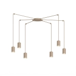 Lampa wisząca TRAKER 6 MOKKA 1821/6 EMIBIG - zdjęcie produktu