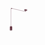 Lampa wisząca TRAKER 1 BURGUNDY 1822/1 EMIBIG - zdjęcie produktu