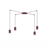 Lampa wisząca TRAKER 4 BURGUNDY 1822/4 EMIBIG - zdjęcie produktu