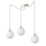 Lampa wisząca GIGI 3 MOKKA OPAL 1823/3 EMIBIG - zdjęcie produktu