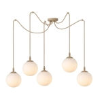 Lampa wisząca GIGI 5 MOKKA OPAL 1823/5 EMIBIG - zdjęcie produktu