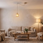Lampa wisząca GIGI 1 MOKKA AMBER 1824/1 EMIBIG - zdjęcie dodatkowe 1