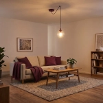Lampa wisząca GIGI 1 BURGUNDY TRANSPARENT 1826/1 EMIBIG - zdjęcie dodatkowe 2