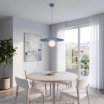 Lampa wisząca UMBRA 1 DUSTY BLUE 1827/1 EMIBIG