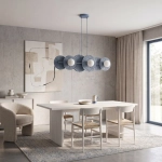 Lampa wisząca UMBRA 6 DUSTY BLUE 1827/6 EMIBIG