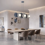 Lampa wisząca UMBRA 6 DUSTY BLUE 1827/6 EMIBIG