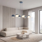 Lampa wisząca BOOM 6 DUSTY BLUE 1833/6 EMIBIG