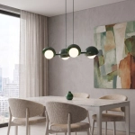 Lampa wisząca BOOM 4 OLIVE GREEN 1835/4 EMIBIG