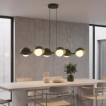 Lampa wisząca BOOM 4 OLIVE GREEN 1835/6 EMIBIG