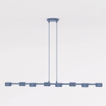 Lampa wisząca MEGARA 8 DUSTY BLUE 1842/8 EMIBIG