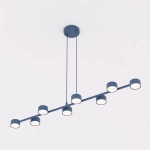 Lampa wisząca MEGARA 8 DUSTY BLUE 1842/8 EMIBIG