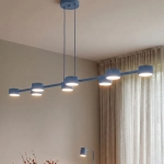Lampa wisząca MEGARA 8 DUSTY BLUE 1842/8 EMIBIG