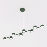 Lampa wisząca MEGARA 8 OLIVE GREEN 1844/8 EMIBIG