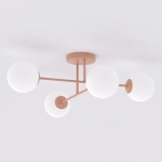 Lampa sufitowa ROMA 4 CORAL OPAL 1846/4 EMIBIG