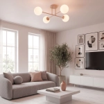 Lampa sufitowa ROMA 4 CORAL OPAL 1846/4 EMIBIG