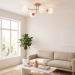Lampa sufitowa ROMA 4 CORAL OPAL 1846/4 EMIBIG
