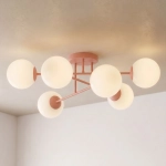 Lampa sufitowa ROMA 6 CORAL OPAL 1846/6 EMIBIG