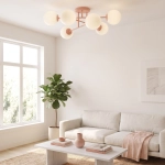 Lampa sufitowa ROMA 6 CORAL OPAL 1846/6 EMIBIG