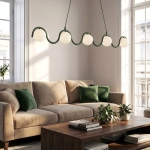 Lampa wisząca SINUS 5 OLIVE GREEN 1850/5 EMIBIG