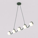 Lampa wisząca SINUS 5 OLIVE GREEN 1850/5 EMIBIG