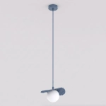 Lampa wisząca FLORA 1 DUSTY BLUE 1866/1 EMIBIG