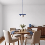Lampa wisząca FLORA 1 DUSTY BLUE 1866/1 EMIBIG