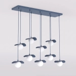 Lampa wisząca FLORA 9 DUSTY BLUE 1866/9 EMIBIG