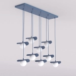Lampa wisząca FLORA 9 DUSTY BLUE 1866/9 EMIBIG
