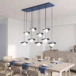 Lampa wisząca FLORA 9 DUSTY BLUE 1866/9 EMIBIG