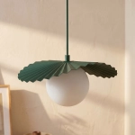 Lampa wisząca FLORA 1 OLIVE GREEN 1867/1 EMIBIG