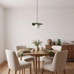 Lampa wisząca FLORA 1 OLIVE GREEN 1867/1 EMIBIG