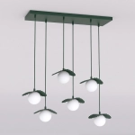 Lampa wisząca FLORA 6 OLIVE GREEN 1867/6 EMIBIG