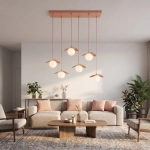 Lampa wisząca FLORA 6 CORAL 1868/6 EMIBIG