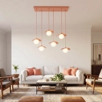 Lampa wisząca FLORA 6 CORAL 1868/6 EMIBIG