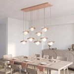 Lampa wisząca FLORA 9 CORAL 1868/9 EMIBIG