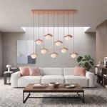 Lampa wisząca FLORA 9 CORAL 1868/9 EMIBIG