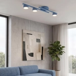 Lampa sufitowa FRAGMENT 3 DUSTY BLUE 1869/3 EMIBIG