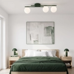 Lampa sufitowa KAIRO 3 OLIVE GREEN 1873/3 EMIBIG