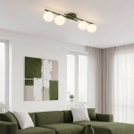 Lampa sufitowa KAIRO 4 OLIVE GREEN 1873/4 EMIBIG