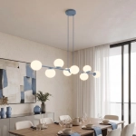 Lampa wisząca MAGNUS 8 DUSTY BLUE 1875/8 EMIBIG