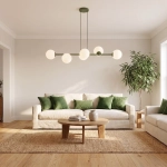 Lampa wisząca MAGNUS 6 OLIVE GREEN 1876/6 EMIBIG